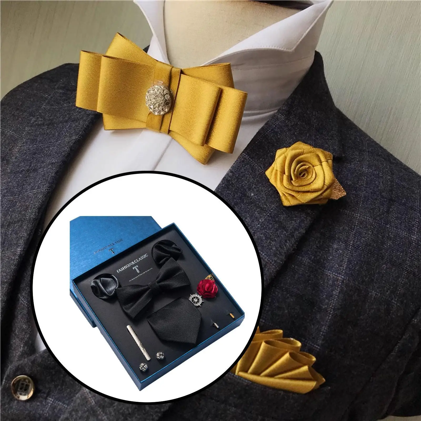 Tie Set for Men Gift Box Set Universal Practical Classic Neckties Present Box Gift Boyfriend Meeting Bridegroom Anniversary
Tie Set for Men Gift Box Set Universal Practical Classic Neckties Present Box Gift Boyfriend Meeting Bridegroom Anniversary