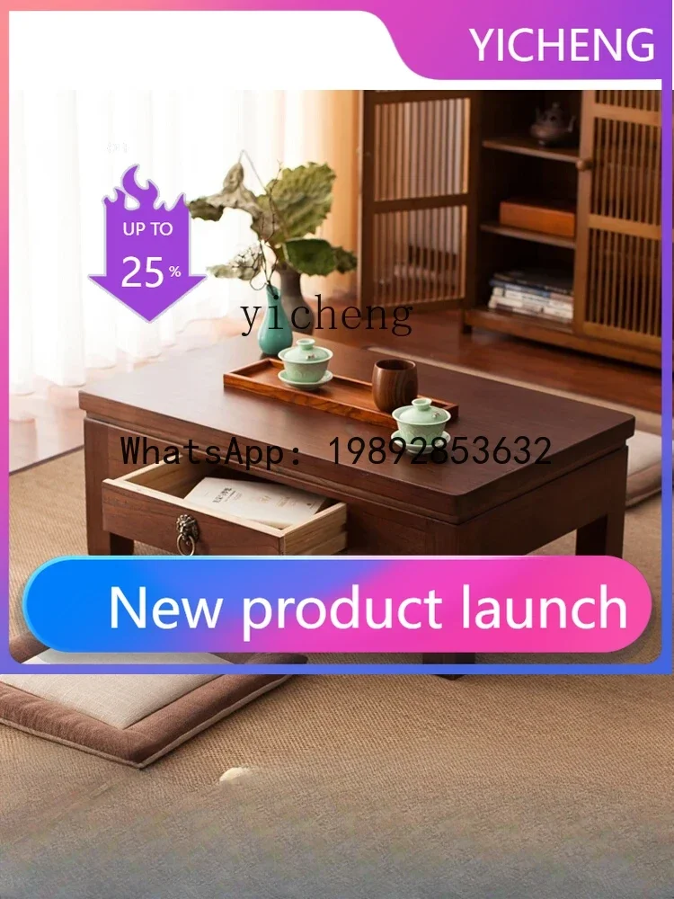 Minimalist Chinese Style Tatami Small Coffee Table Solid Wood Bay Window Table Floor Balcony Zen Drawer Low Table
Minimalist Chinese Style Tatami Small Coffee Table Solid Wood Bay Window Table Floor Balcony Zen Drawer Low Table