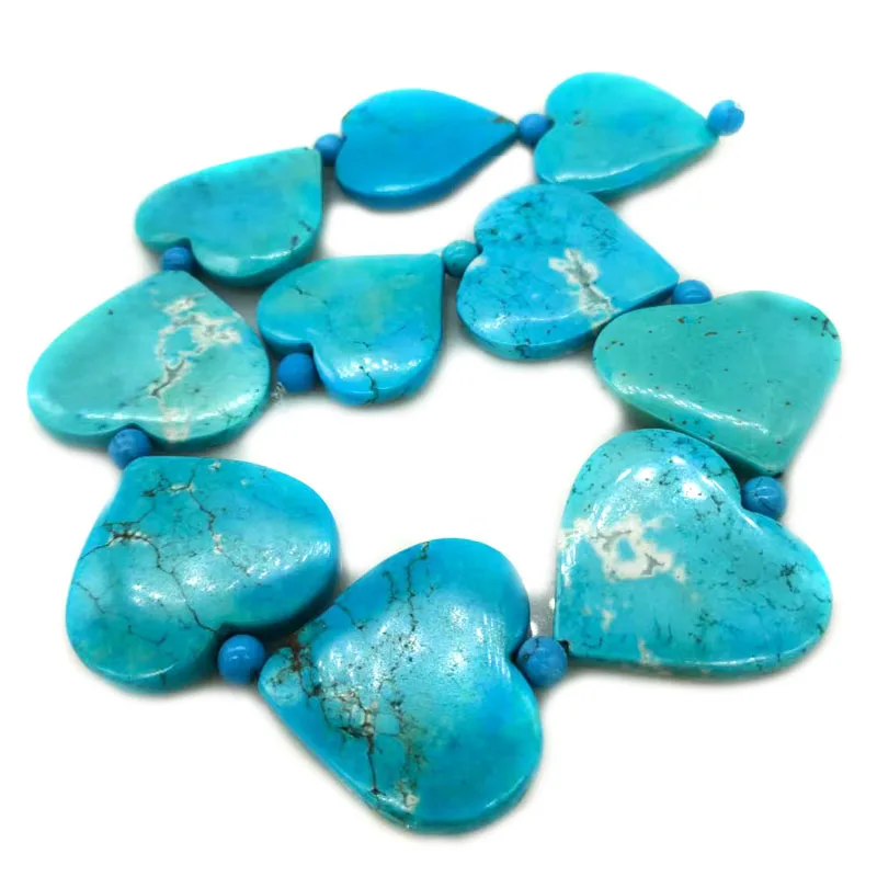 16 inches 6x35mm Blue Heart Carved Turquoise Beads Loose Strand
16 inches 6x35mm Blue Heart Carved Turquoise Beads Loose Strand