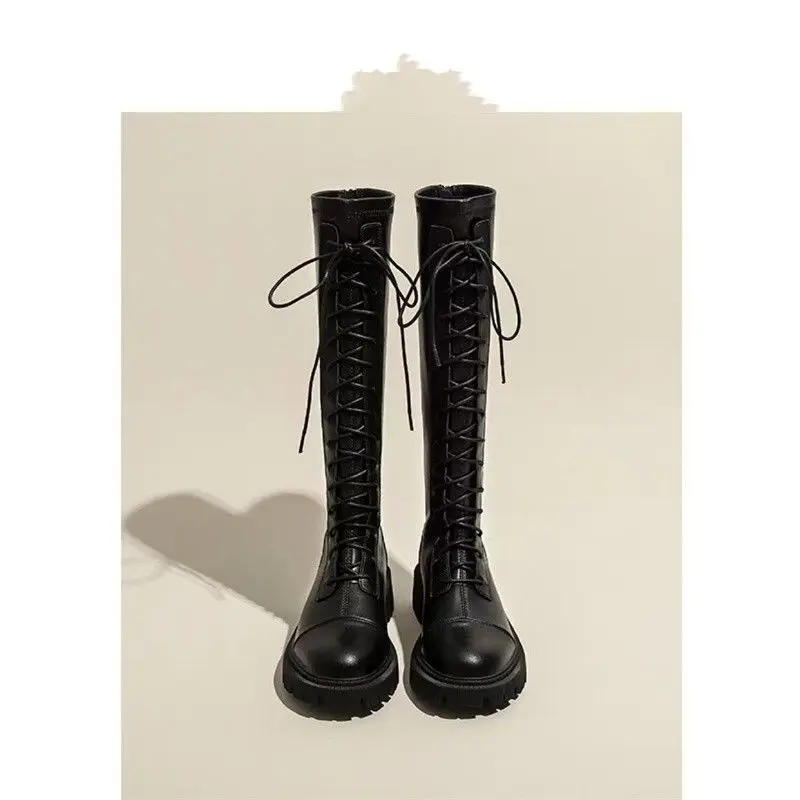 Thick Bottom Boots Women's Long Knight Boots with Belt High Tube Spring Autumn New Fleece Lined Boots Stylish Slimming...
Thick Bottom Boots Women's Long Knight Boots with Belt High Tube Spring Autumn New Fleece Lined Boots Stylish Slimming...