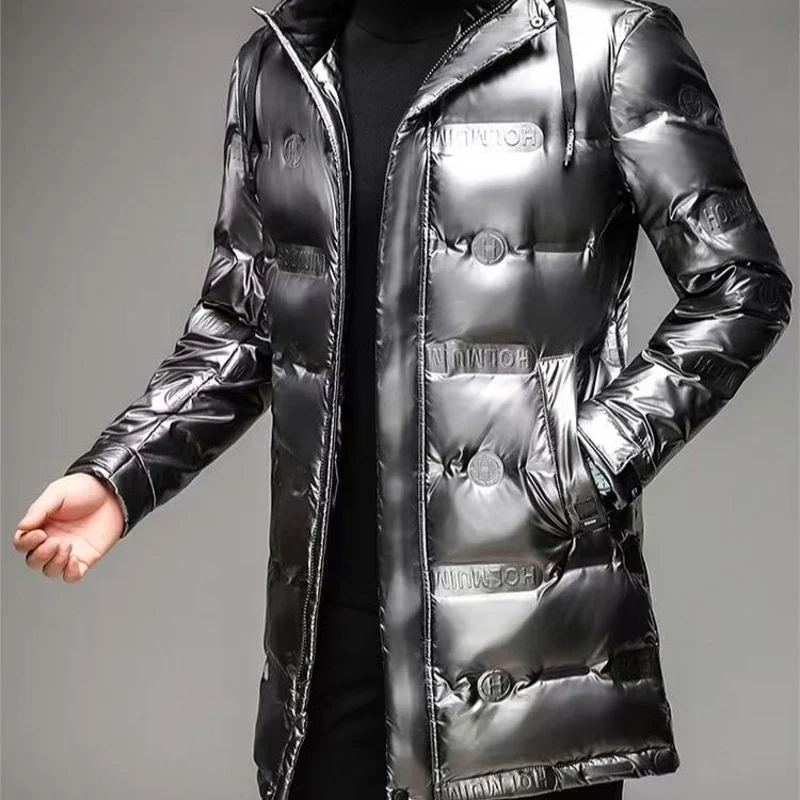 New Winter Bright Solid Color Hooded Warm Down Jacket Fashionable Trendy High-quality and Comfortable Warm Puffer Jacket
New Winter Bright Solid Color Hooded Warm Down Jacket Fashionable Trendy High-quality and Comfortable Warm Puffer Jacket