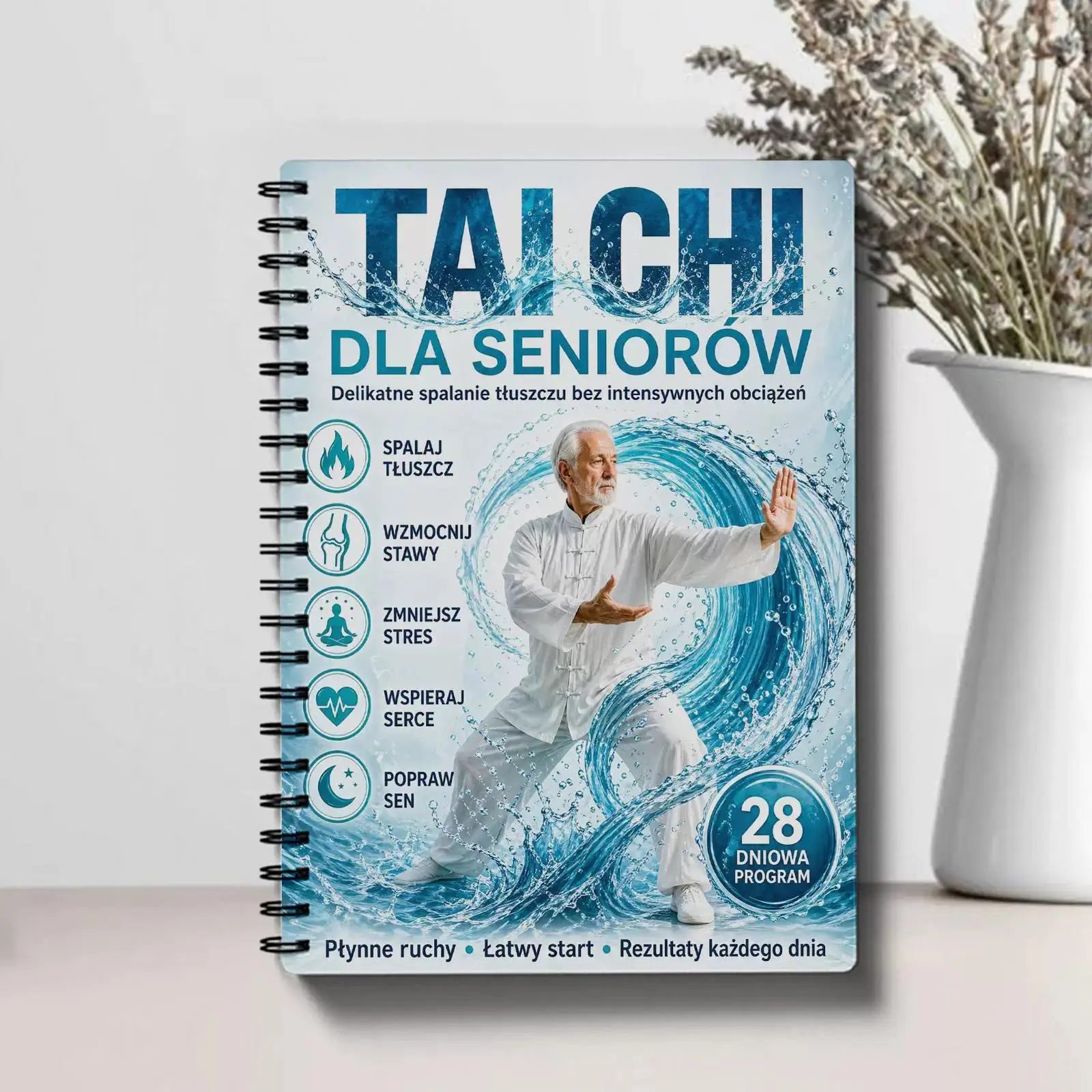 Polish Senior Tai Chi Book 60+, 28 Days 10 Min Daily Training, Spiral Bound Beginner Guide
Polish Senior Tai Chi Book 60+, 28 Days 10 Min Daily Training, Spiral Bound Beginner Guide