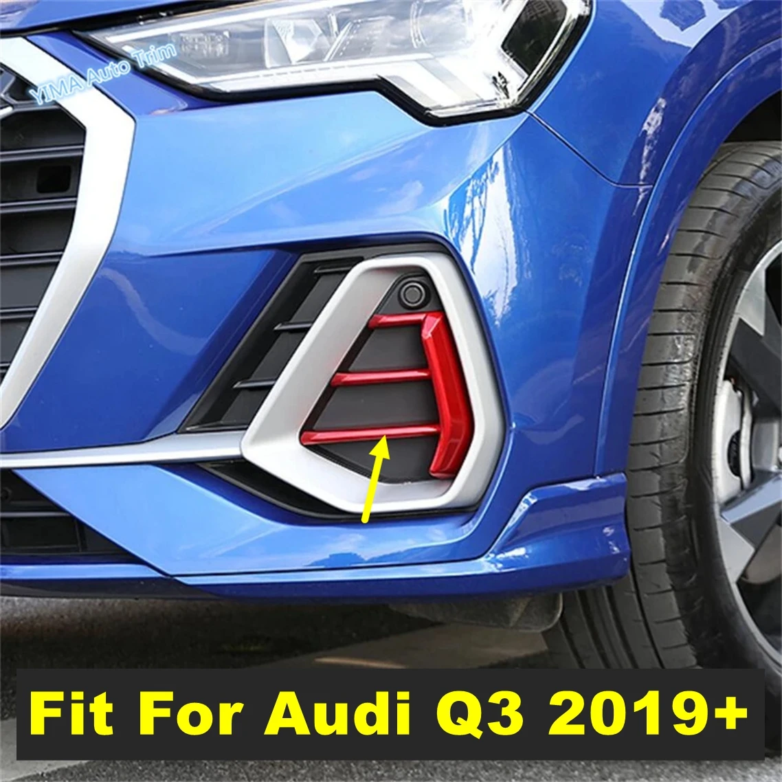 Fit For Audi Q3 2019 - 2024 Red / Shiny Front Bumper Spoiler Air Knife Fog Lights Lamp Decor Cover Trim Car Exterior Accessories
Fit For Audi Q3 2019 - 2024 Red / Shiny Front Bumper Spoiler Air Knife Fog Lights Lamp Decor Cover Trim Car Exterior Accessories