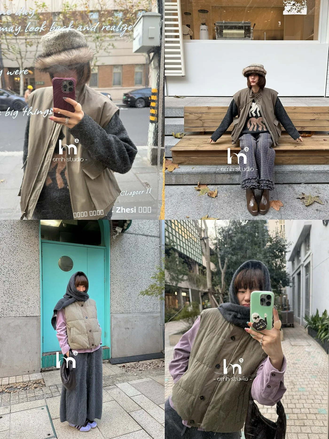 EMH Workwear Plaid Double-Sided Wear 3D ket Stand Collar 90 White Goose down Vest Regular Length Winter Faion Ladies' Ja...
EMH Workwear Plaid Double-Sided Wear 3D ket Stand Collar 90 White Goose down Vest Regular Length Winter Faion Ladies' Ja...