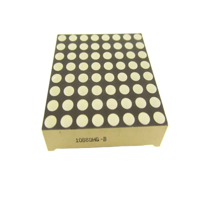 3MM 8X8 red and green double color highlight (24 feet) dot matrix module common anode 8*8 dot matrix 1088
3MM 8X8 red and green double color highlight (24 feet) dot matrix module common anode 8*8 dot matrix 1088