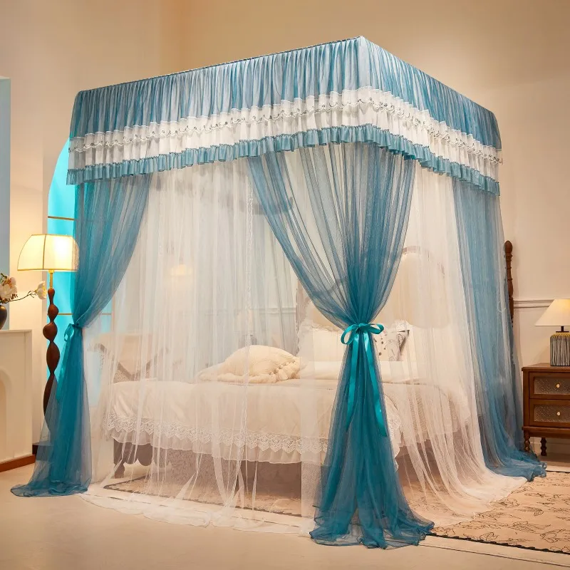 Новая двухслойная вышитая кружевная москитная сетка в пол с толстой металлической подставкой для спальни, защита от комаров и пыли
Новая двухслойная вышитая кружевная москитная сетка в пол с толстой металлической подставкой для спальни, защита от комаров и пыли