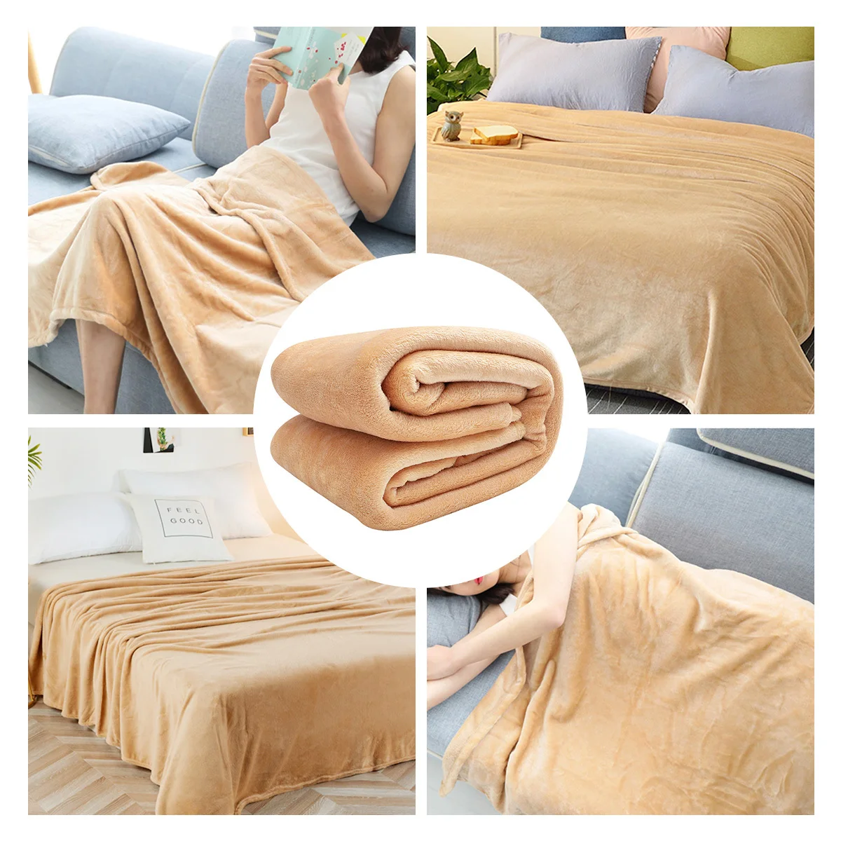 1Pcs Flannel Blanket Solid Fleece 100x120cm Comfortable Warm Sleeping Blanket No Lint Fade Air Conditioning Use
1Pcs Flannel Blanket Solid Fleece 100x120cm Comfortable Warm Sleeping Blanket No Lint Fade Air Conditioning Use