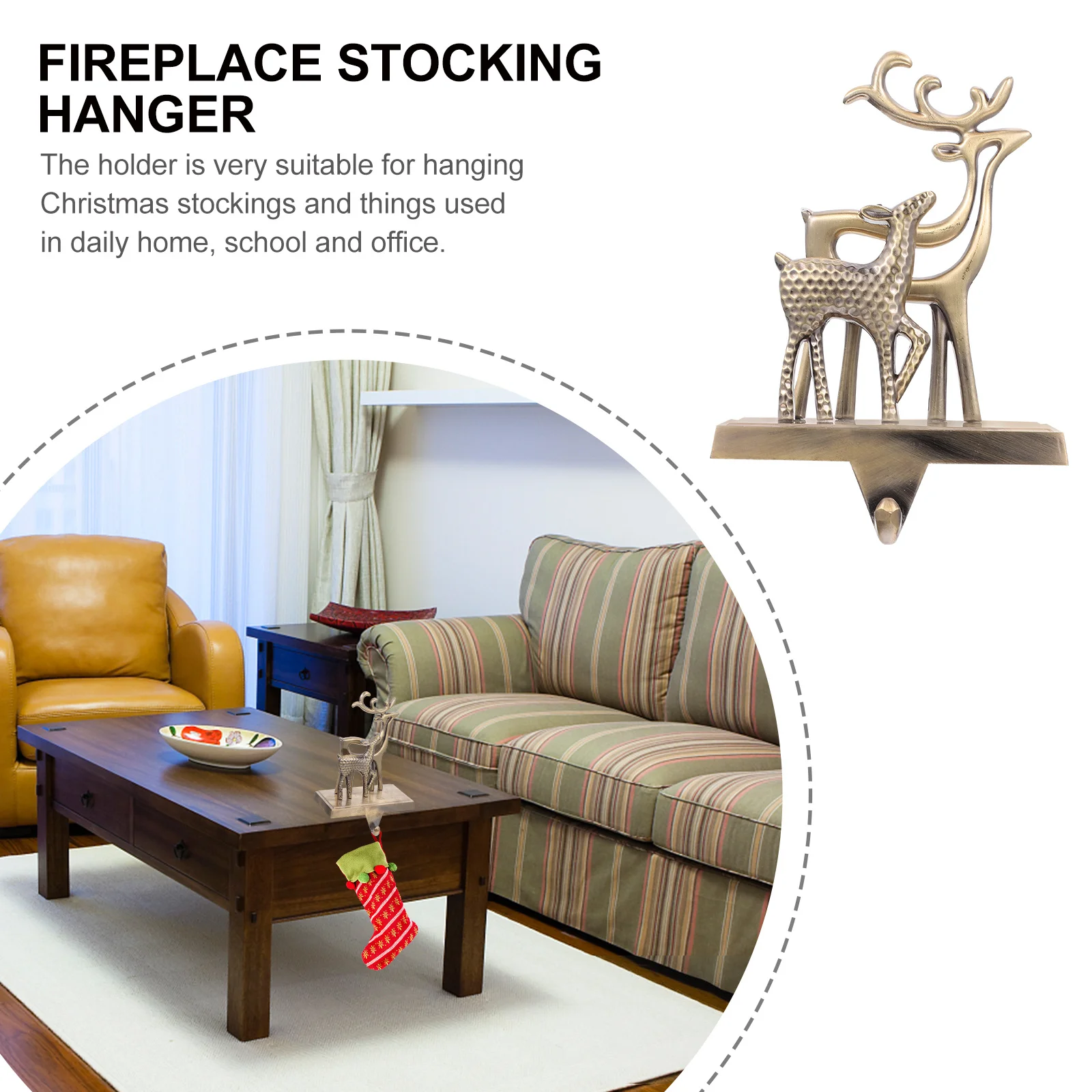 1pc Metal Christmas Stocking Hooks Zinc Alloy Xmas Hanger For Mantle Fireplace Holiday Decor Party Decoration Stocking Holders
1pc Metal Christmas Stocking Hooks Zinc Alloy Xmas Hanger For Mantle Fireplace Holiday Decor Party Decoration Stocking Holders