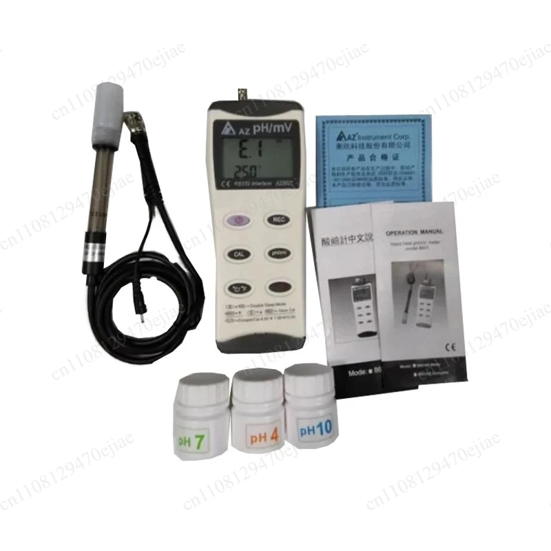 AZ-8601 Portable pH Meter Tester - 0.00-14.00 Range Digital Water Quality Analyzer for Pool, Aquarium, Drinking Water & Lab
AZ-8601 Portable pH Meter Tester - 0.00-14.00 Range Digital Water Quality Analyzer for Pool, Aquarium, Drinking Water & Lab