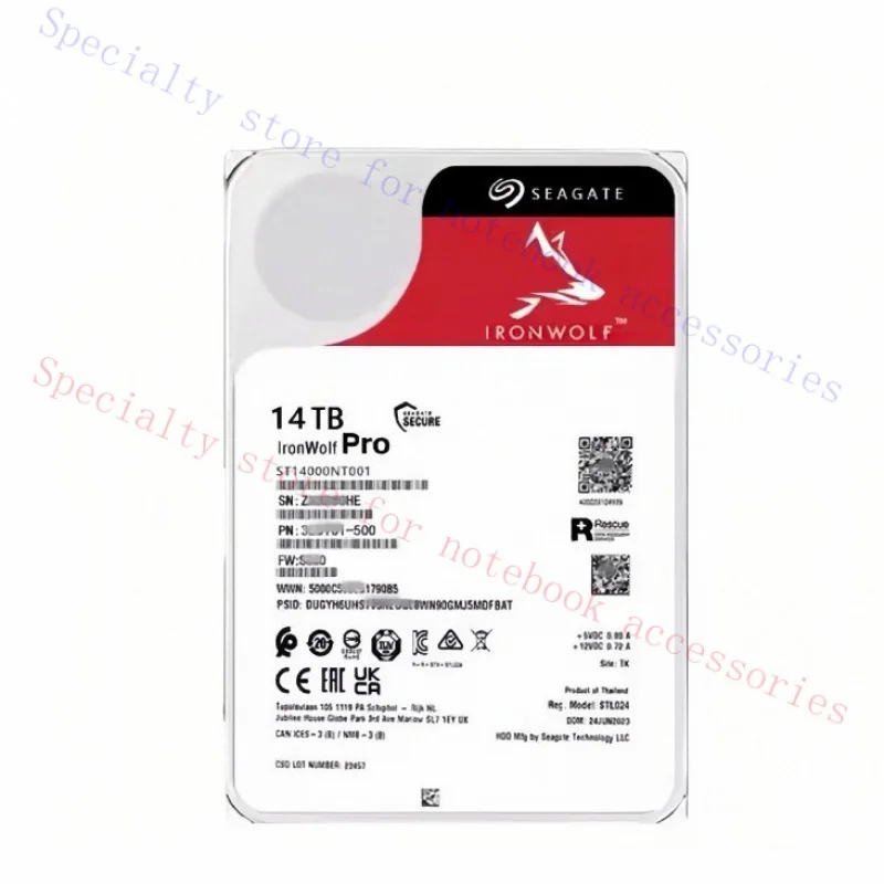 R+ For Seagate IronWolf Pro ST14000NT001 14TB 7.2K SATA 6Gbps 3.5"NAS Hard Drive
R+ For Seagate IronWolf Pro ST14000NT001 14TB 7.2K SATA 6Gbps 3.5"NAS Hard Drive