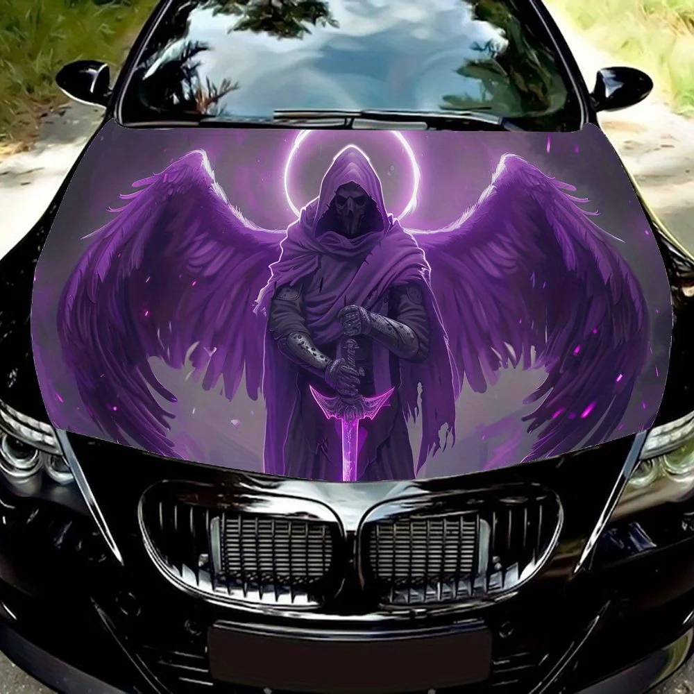 Magical Purple Reaper Car Engine Hood Vinyl Wraps Sticker, Auto Exterior Device, Waterproof Self-adhesive Automotive Car Decal,
Magical Purple Reaper Car Engine Hood Vinyl Wraps Sticker, Auto Exterior Device, Waterproof Self-adhesive Automotive Car Decal,