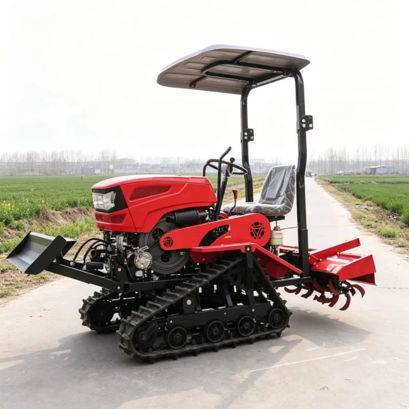 Customized Upgraded Agricultural Crawler Rotary Tiller, 60HP Cultivator, Ride‑on Plowing Machinery
Customized Upgraded Agricultural Crawler Rotary Tiller, 60HP Cultivator, Ride‑on Plowing Machinery