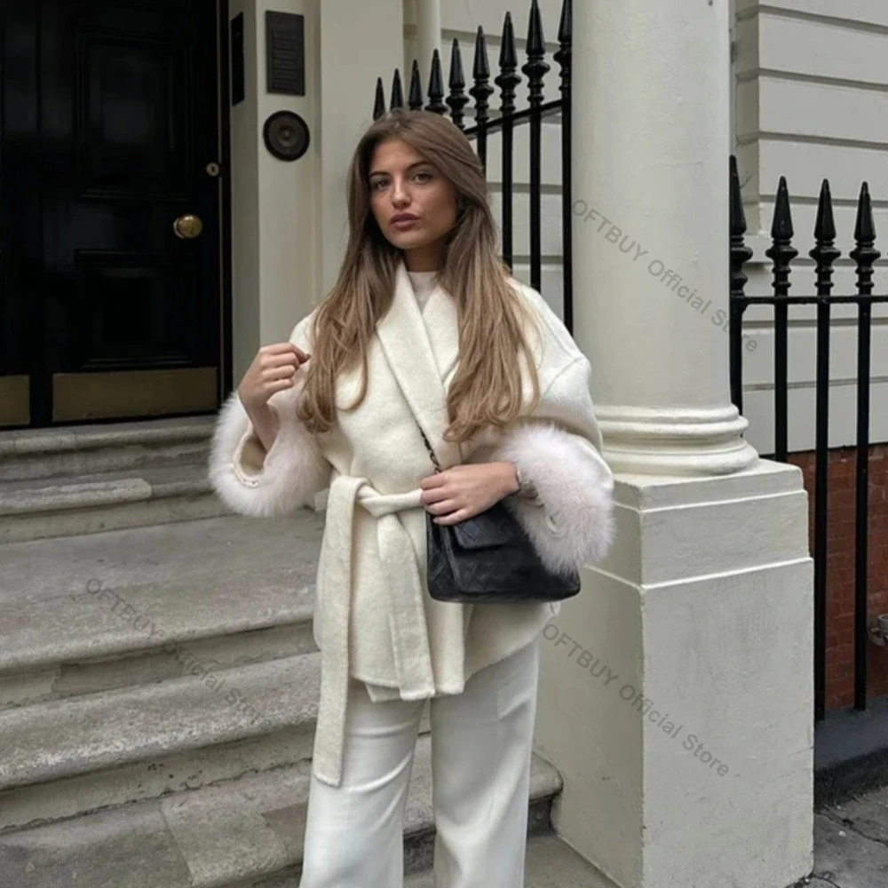 OFTBUY Blend Double-sided Wool Coat Women 2026 Wool Blead Coat Elegant Fur Coat Wool Coat Fur Removable Real Fur Cuffs Jacket
OFTBUY Blend Double-sided Wool Coat Women 2026 Wool Blead Coat Elegant Fur Coat Wool Coat Fur Removable Real Fur Cuffs Jacket