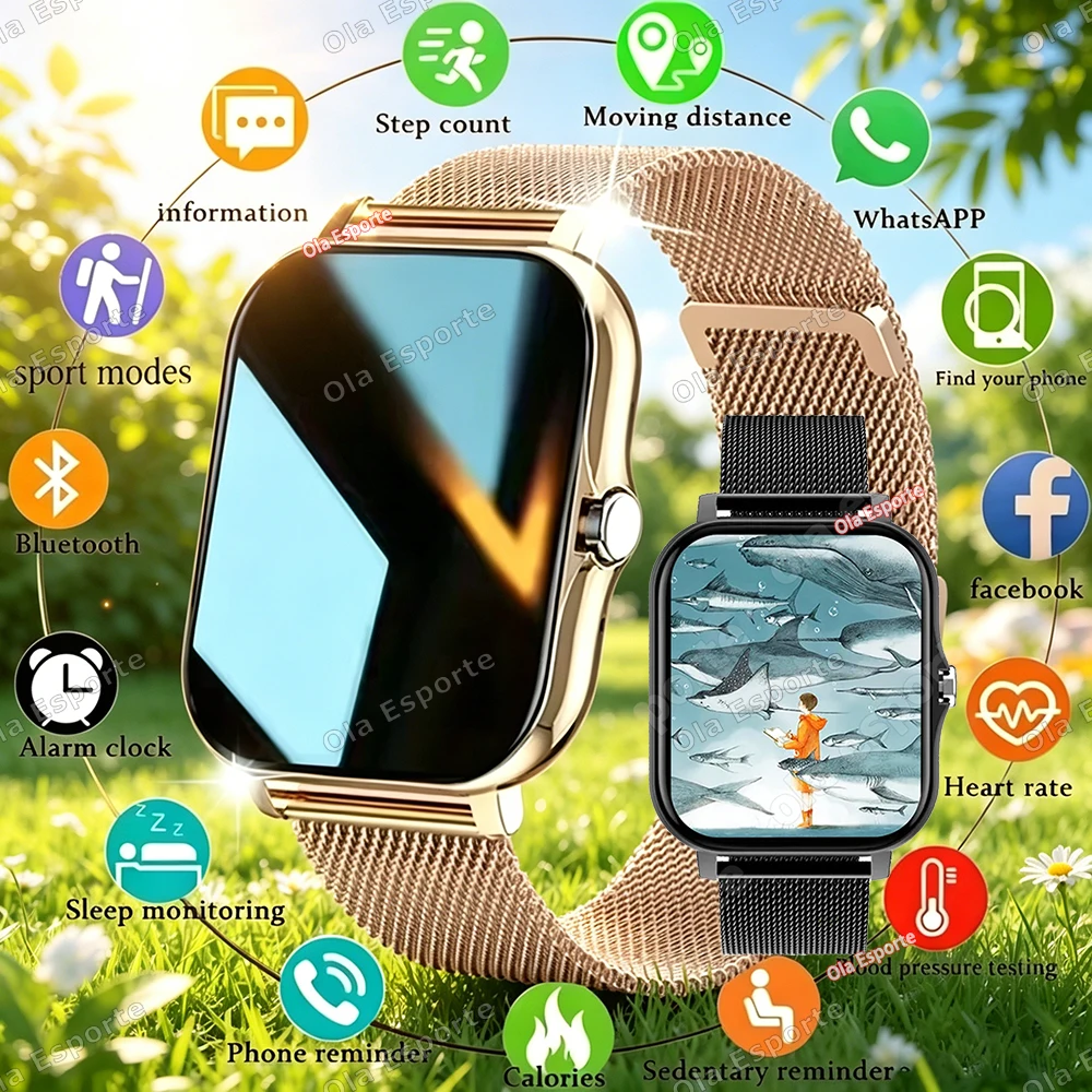 2026 New Men's Smart Watch Women's Gift 1.83inch HD Full Touch Screen Sports Fitness Watch Electronics Bluetooth Talk Smartwatch
2026 New Men's Smart Watch Women's Gift 1.83inch HD Full Touch Screen Sports Fitness Watch Electronics Bluetooth Talk Smartwatch