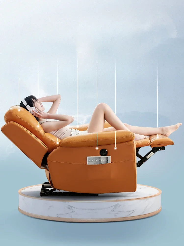 Одноместный Электрический кожаный диван, многофункциональное кресло для отдыха
Одноместный Электрический кожаный диван, многофункциональное кресло для отдыха