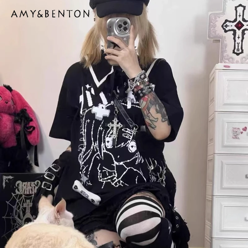 2025 New Japanese Subculture Punk Dark Harajuku Y2k Millennial Babes Vintage Lolita Lace Cake Dress For Girl
2025 New Japanese Subculture Punk Dark Harajuku Y2k Millennial Babes Vintage Lolita Lace Cake Dress For Girl