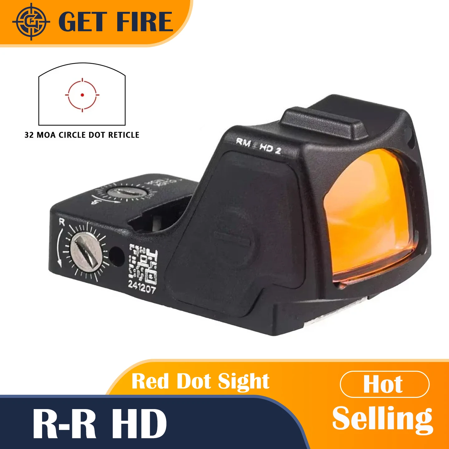 Tactical R-R HD Reflex Red Dot Sight For GLOCK Pistol Handgun Full Multi Coated Lenses Fit Rifle Airsoft Picatinny Rail Mount
Tactical R-R HD Reflex Red Dot Sight For GLOCK Pistol Handgun Full Multi Coated Lenses Fit Rifle Airsoft Picatinny Rail Mount