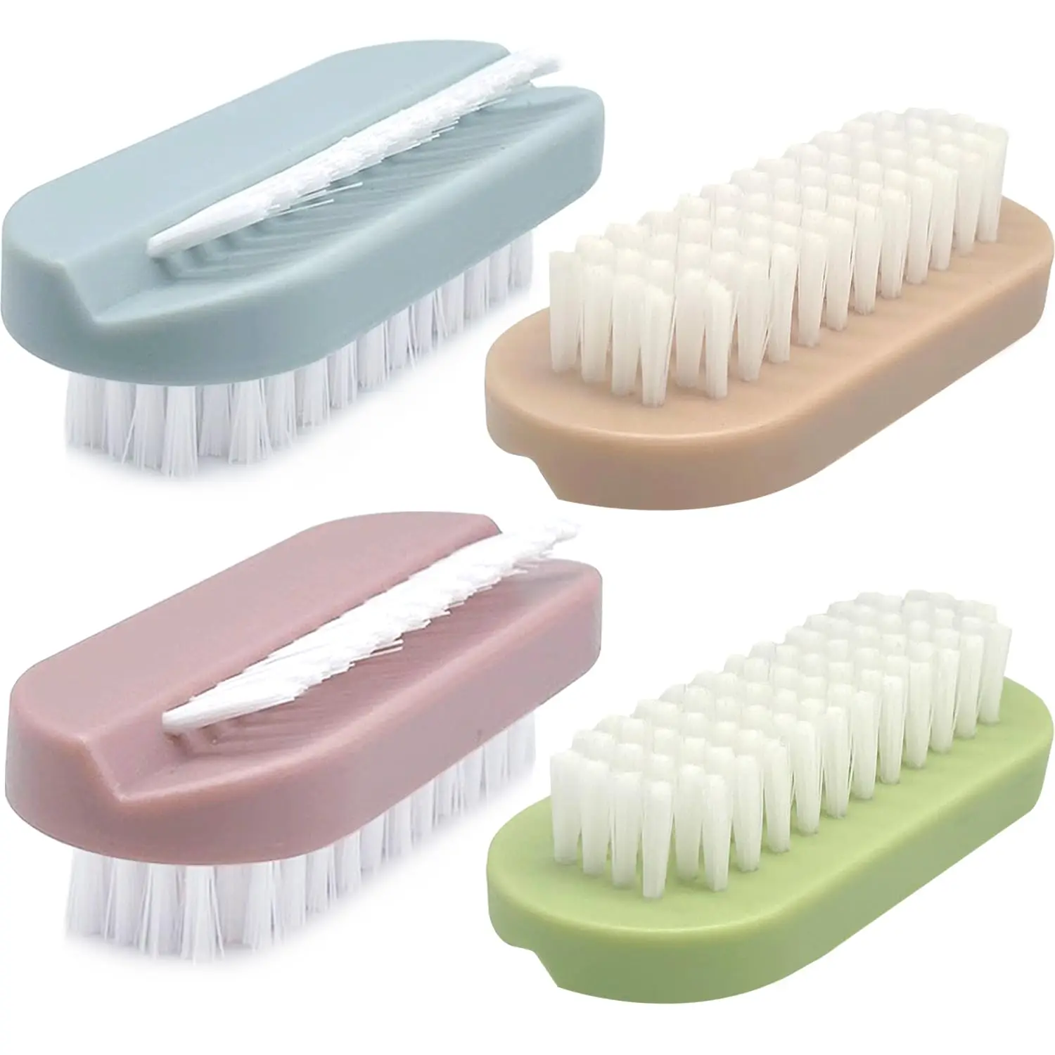 4 Pcs Dual-Sided Nail Brush, Soft & Stiff Bristles for Hands and Under Nails, Portable Hand Scrubber for Men, Women, Kids
4 Pcs Dual-Sided Nail Brush, Soft & Stiff Bristles for Hands and Under Nails, Portable Hand Scrubber for Men, Women, Kids