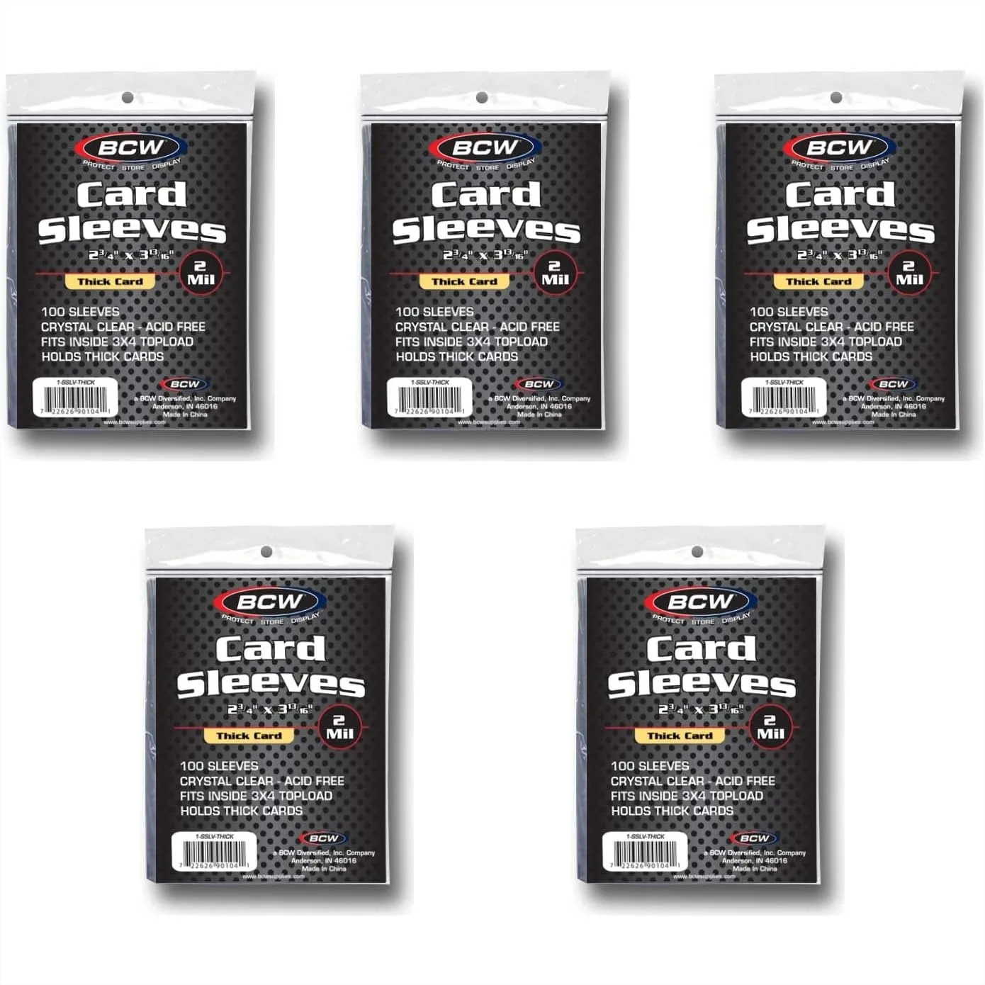 Crystal Clear Trading Card Sleeves 500ct Thick 240pt for Collectibles with Topload Holders
Crystal Clear Trading Card Sleeves 500ct Thick 240pt for Collectibles with Topload Holders