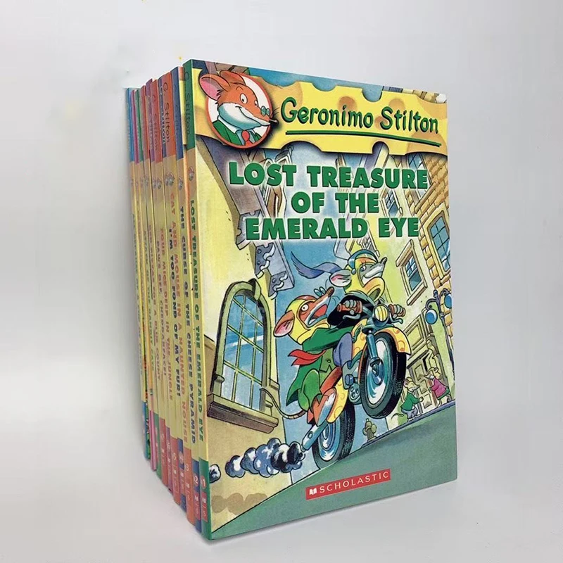 10 Book/set the lost treasure of the emerald eye English Story Picture Books for Children Learn English Reading Books For Kids
10 Book/set the lost treasure of the emerald eye English Story Picture Books for Children Learn English Reading Books For Kids