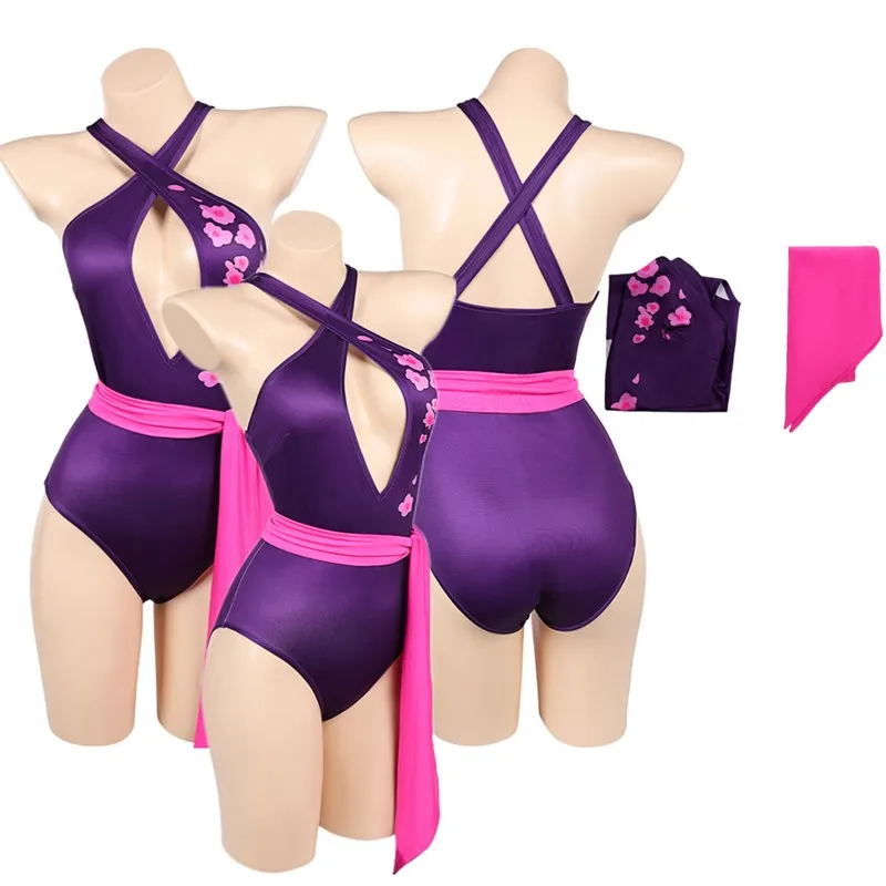 Rivals Disguise Psylocke Cosplay Bikini Swimsuit Costume Adult Women Summer Jumpsuit Belt Outfits Halloween Carnival Party Suit
Rivals Disguise Psylocke Cosplay Bikini Swimsuit Costume Adult Women Summer Jumpsuit Belt Outfits Halloween Carnival Party Suit
