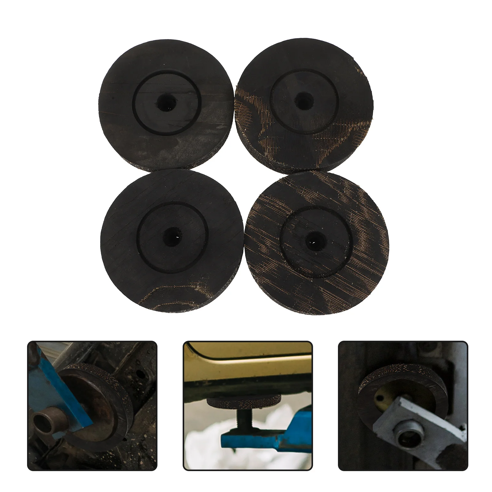 4pcs Anti-slip Rubber Pad for Jack Stand Circular Design Floor Mat Grooved Travel Key Ensures Durability Elevate Working
4pcs Anti-slip Rubber Pad for Jack Stand Circular Design Floor Mat Grooved Travel Key Ensures Durability Elevate Working