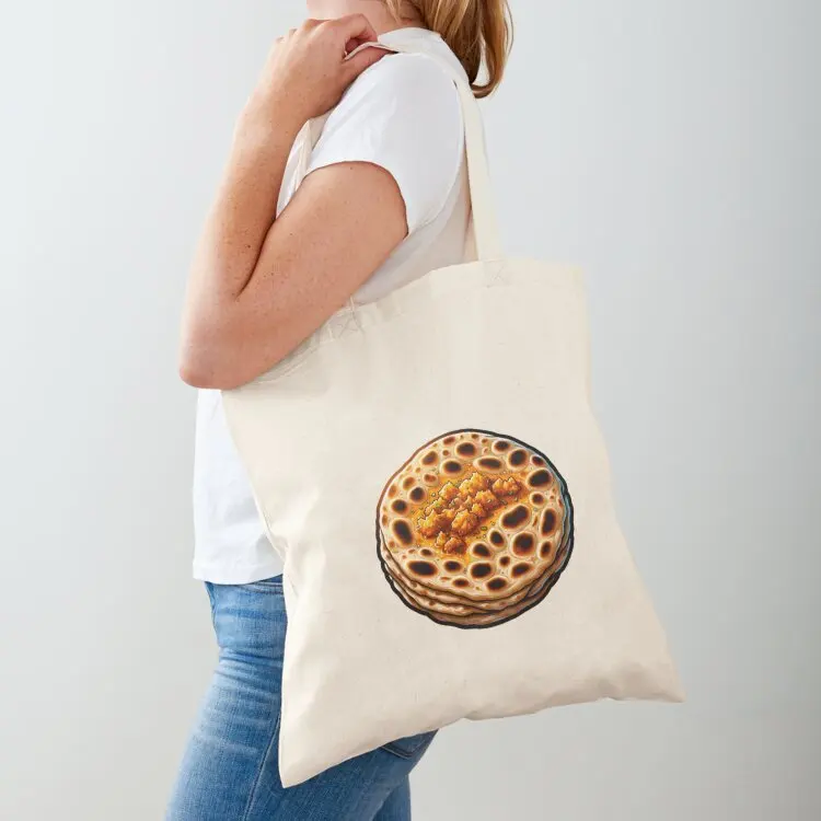 Authentic Aloo Paratha - Flaky Indian Flatbread Tote Bag tote men's canvas women Women's 
Authentic Aloo Paratha - Flaky Indian Flatbread Tote Bag tote men's canvas women Women's