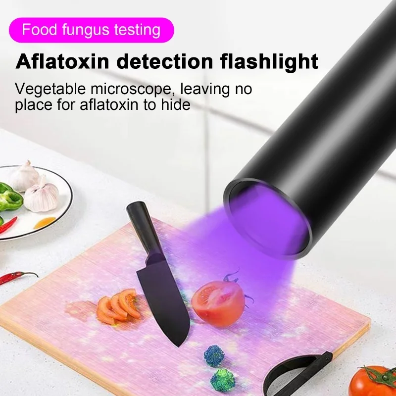 UV Flashlight Pet Fungus Detection Lamp Portable Rechargeable UV Detection Light Coin Fluorescent Agent Detection
UV Flashlight Pet Fungus Detection Lamp Portable Rechargeable UV Detection Light Coin Fluorescent Agent Detection