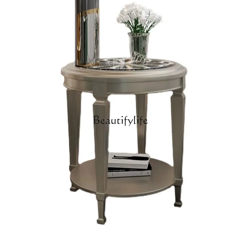 American light luxury solid wood carving flower creative edge few simple modern mirror living room sofa side table
American light luxury solid wood carving flower creative edge few simple modern mirror living room sofa side table