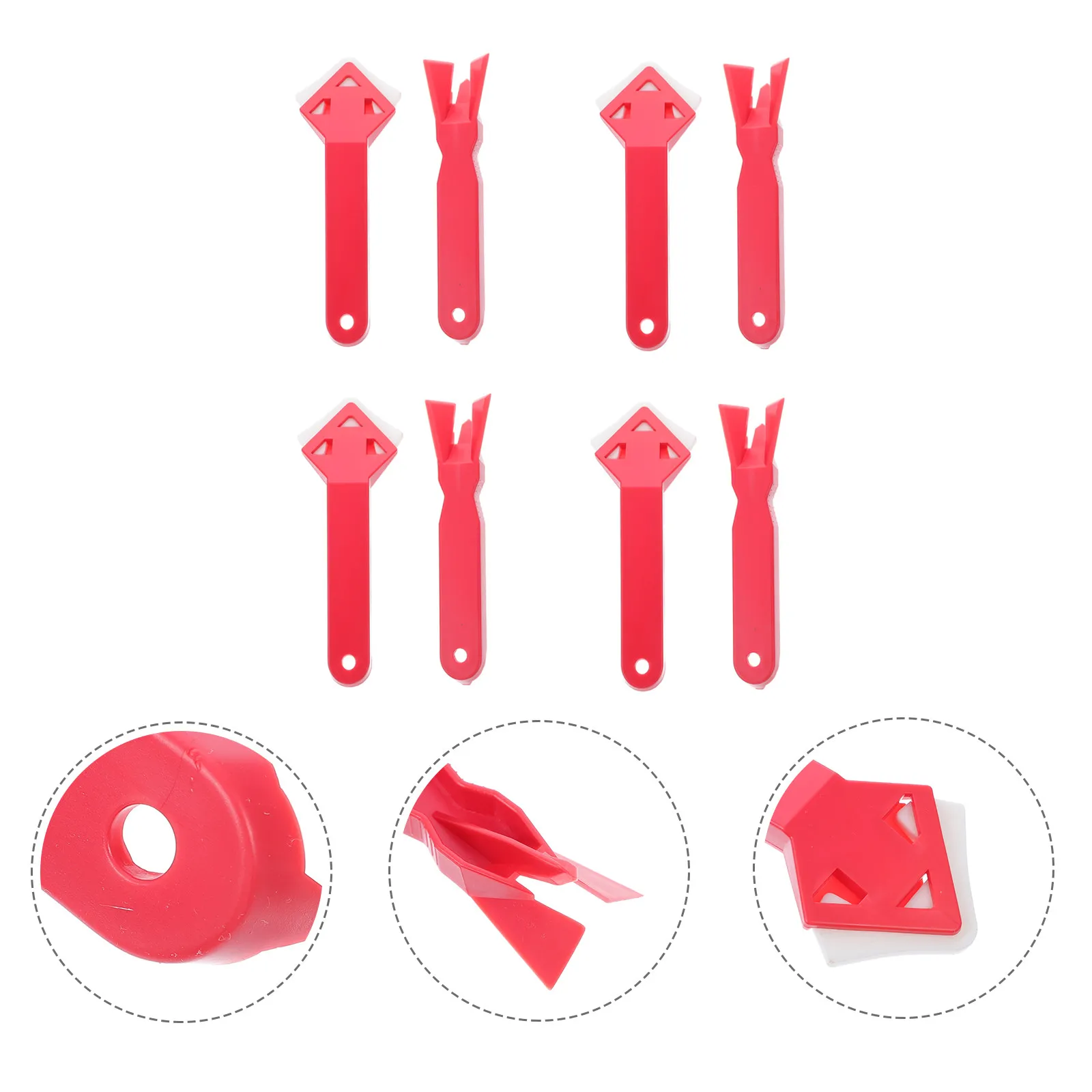 4Sets Silicone Scraper Grouting Tool Professional Sealant Scraper Tool for Home Tile Grout Finishing Caulk Finishing Tile Joint
4Sets Silicone Scraper Grouting Tool Professional Sealant Scraper Tool for Home Tile Grout Finishing Caulk Finishing Tile Joint
