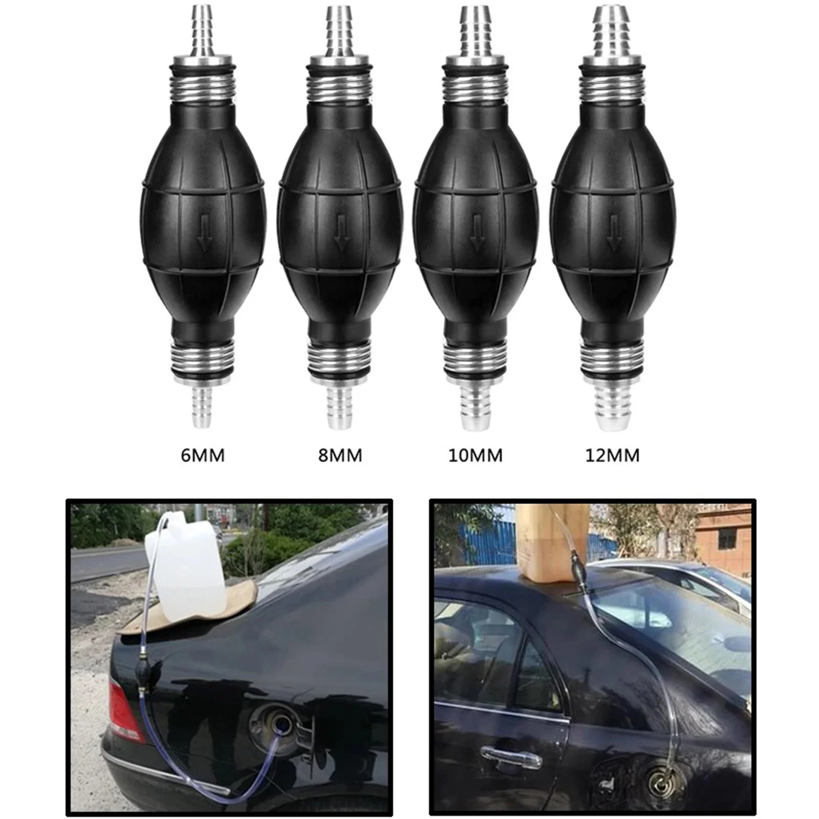 1PCS Fuel Pump Rubber Manual Liquid Oil Transfer Pump Petrol Diesel Hand Primer Bulb for Car Marine Outboard 6/8/10/12mm
1PCS Fuel Pump Rubber Manual Liquid Oil Transfer Pump Petrol Diesel Hand Primer Bulb for Car Marine Outboard 6/8/10/12mm