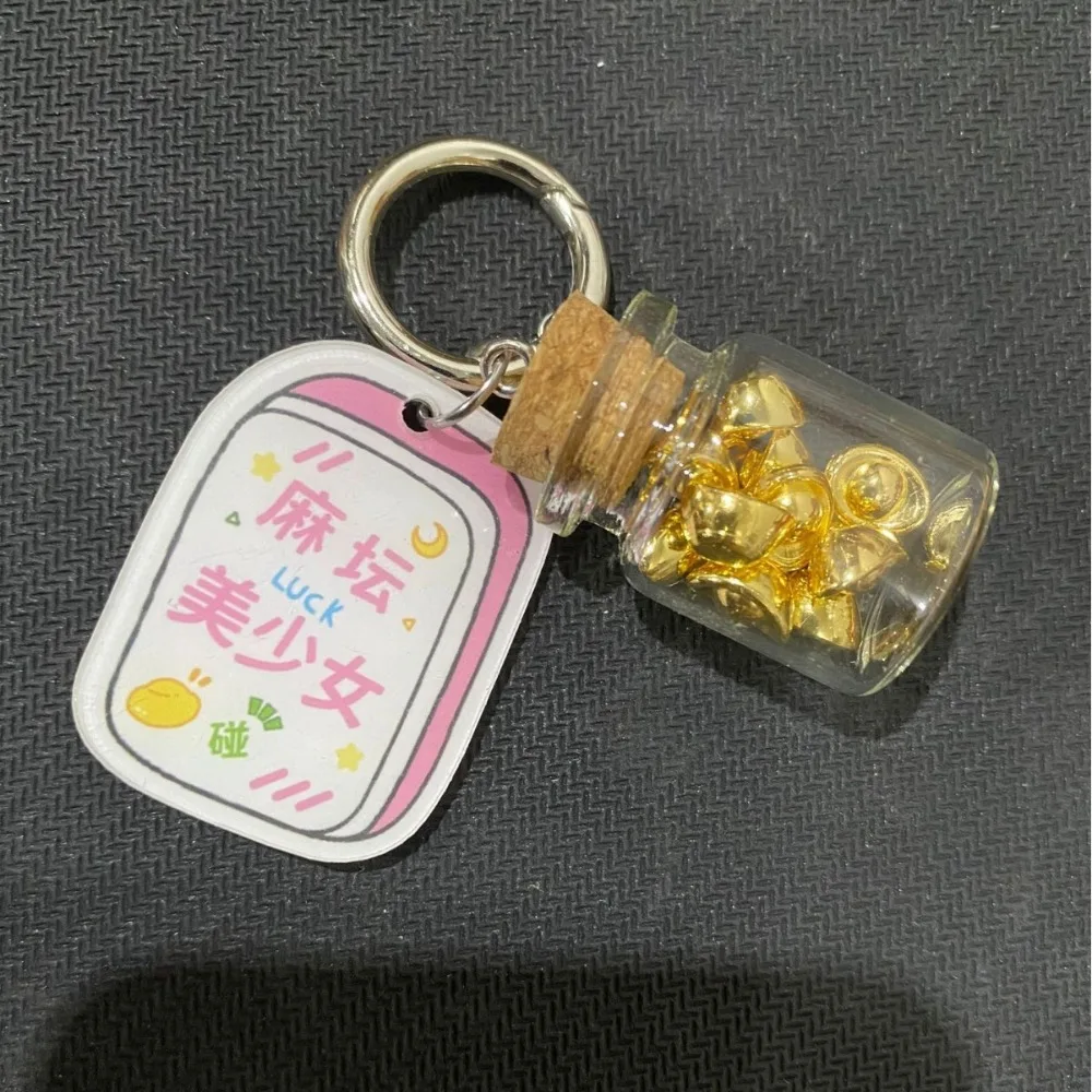 Creative Year Of The Horse Key Chain Money Mahjong Horse Year Pendant Acrylic Kawaii Golden Yuanbao Keyring Car Decoration
Creative Year Of The Horse Key Chain Money Mahjong Horse Year Pendant Acrylic Kawaii Golden Yuanbao Keyring Car Decoration