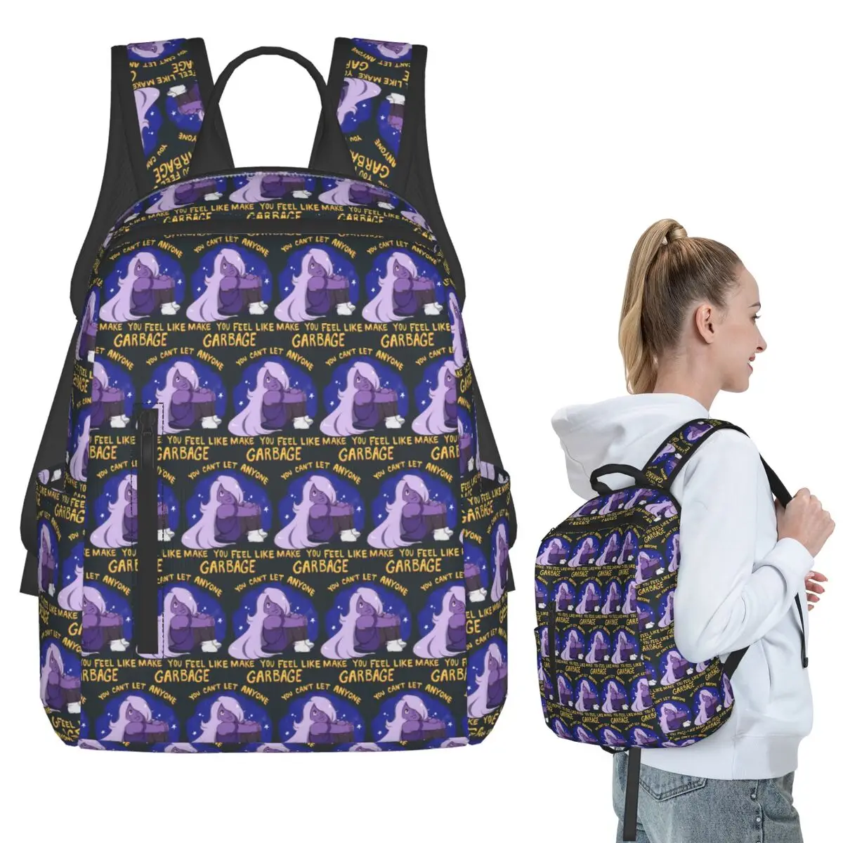 Amethyst_25 Backpack Student BookBag Kids School Bag Computer Shoulder Bags Men Women
Amethyst_25 Backpack Student BookBag Kids School Bag Computer Shoulder Bags Men Women