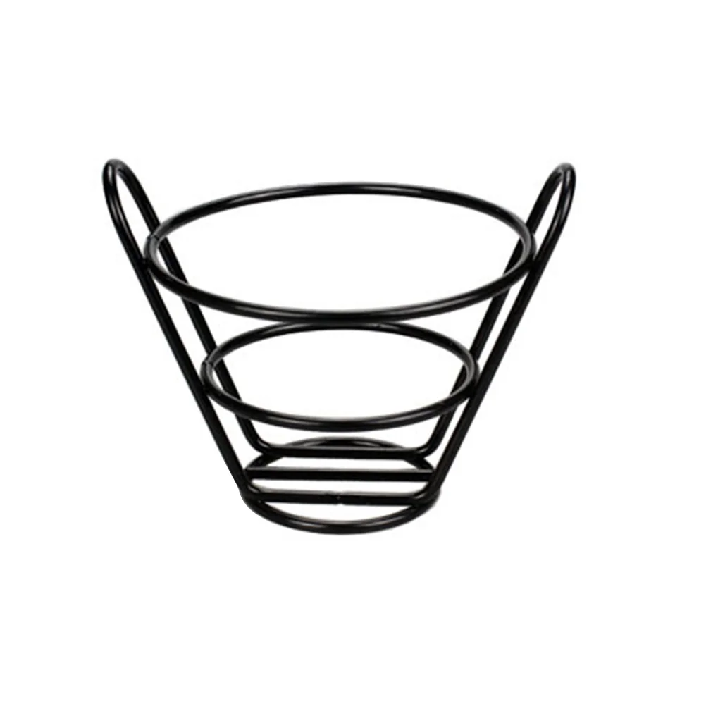 Cocktail Service Supplies Snacks Cone Stand Bracket Basket for French Fries Container
Cocktail Service Supplies Snacks Cone Stand Bracket Basket for French Fries Container