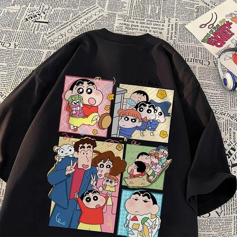 New Creative Crayon Shin Chans Short Sleeve Cute Bandai Kawaii T Shirt Women Cartoon Anime Printed Loose Casual Half Sleeve Top
New Creative Crayon Shin Chans Short Sleeve Cute Bandai Kawaii T Shirt Women Cartoon Anime Printed Loose Casual Half Sleeve Top