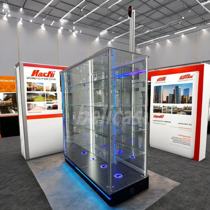 2025customized.Custom Display Cabinet tempered glass showcase with and colorful lights and sliding glass door
2025customized.Custom Display Cabinet tempered glass showcase with and colorful lights and sliding glass door