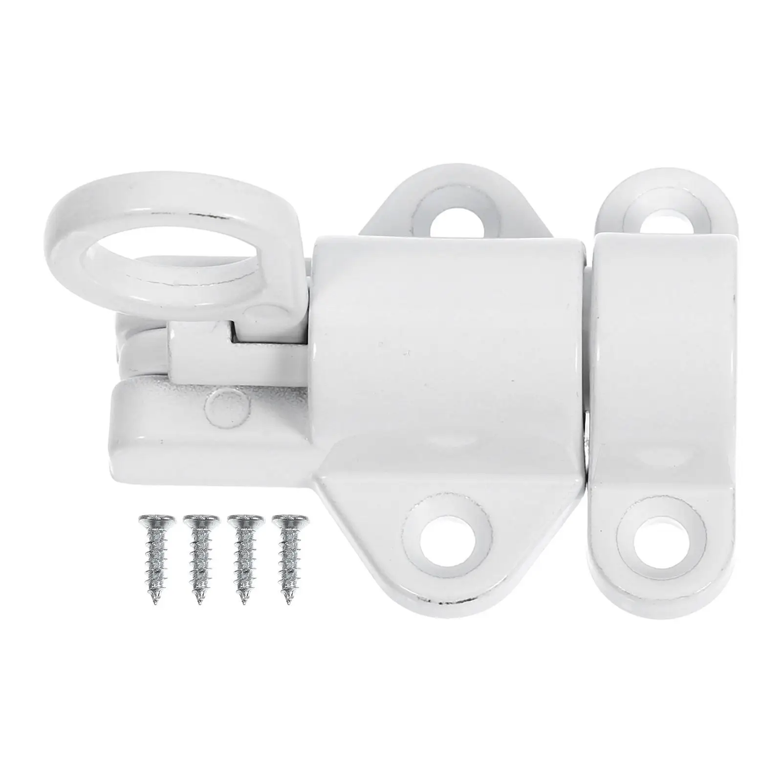 Aluminum Alloy Door Latch Spring White Hatch Lock Hardware Bolt Buckle for Ceiling Attic Barn Bath Cabinet Glass Wall
Aluminum Alloy Door Latch Spring White Hatch Lock Hardware Bolt Buckle for Ceiling Attic Barn Bath Cabinet Glass Wall