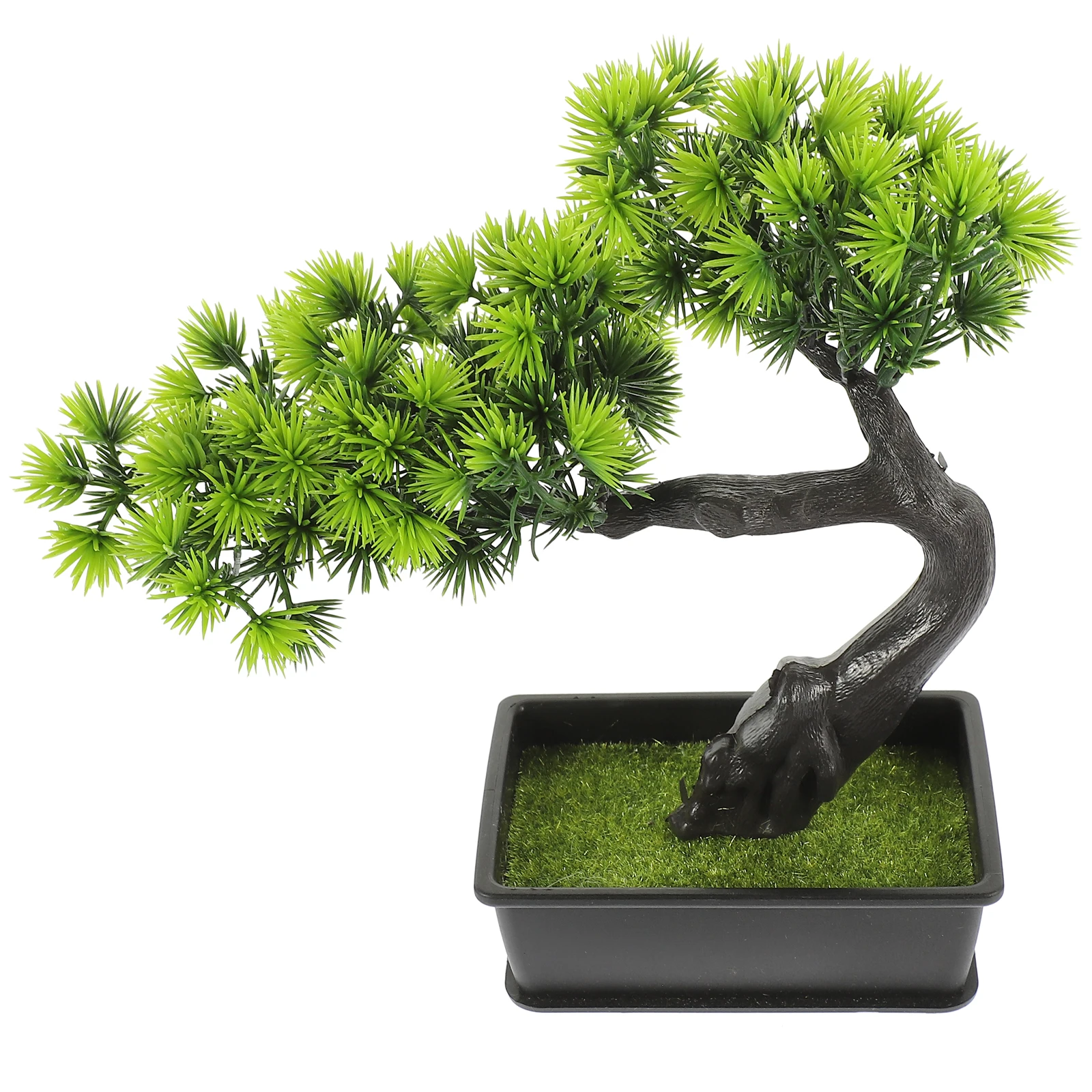 Simulated Welcoming Pine Bonsai Plant Artificial Decor Potted Tree Office Home Green Color Style Plastic Small Plants
Simulated Welcoming Pine Bonsai Plant Artificial Decor Potted Tree Office Home Green Color Style Plastic Small Plants