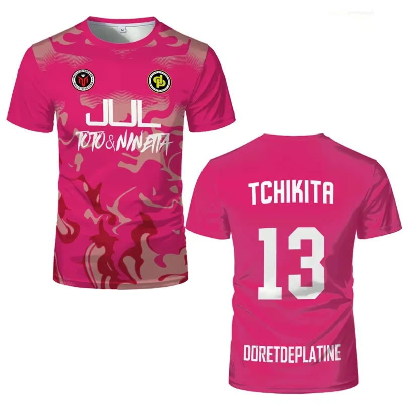 Футболка JUL Maillot TOTO Et Ninetta: Мужская модная футболка с принтом в стиле рэп-культуры, дышащая, для футбольных тренировок, пляжная одежда, гидрокостюм
Футболка JUL Maillot TOTO Et Ninetta: Мужская модная футболка с принтом в стиле рэп-культуры, дышащая, для футбольных тренировок, пляжная одежда, гидрокостюм