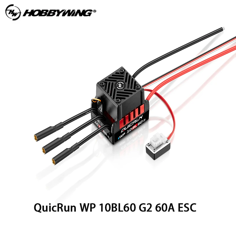 NEW Hobbywing QuicRun WP 10BL60 G2 Waterproof Car Brushless ESC For 1/10 RC Cars
NEW Hobbywing QuicRun WP 10BL60 G2 Waterproof Car Brushless ESC For 1/10 RC Cars