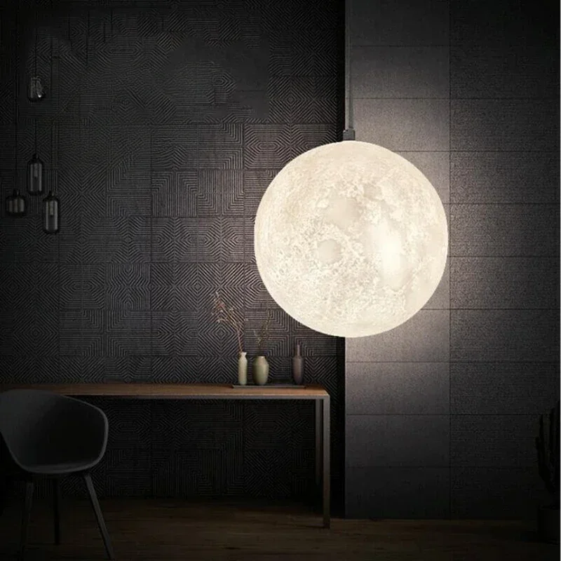 Led 3d Print Moon Pendant Living Room Restaurant Hanging Lamps E27 12w 90v-260v Indoorchildren'S Lighting Luminaire
Led 3d Print Moon Pendant Living Room Restaurant Hanging Lamps E27 12w 90v-260v Indoorchildren'S Lighting Luminaire