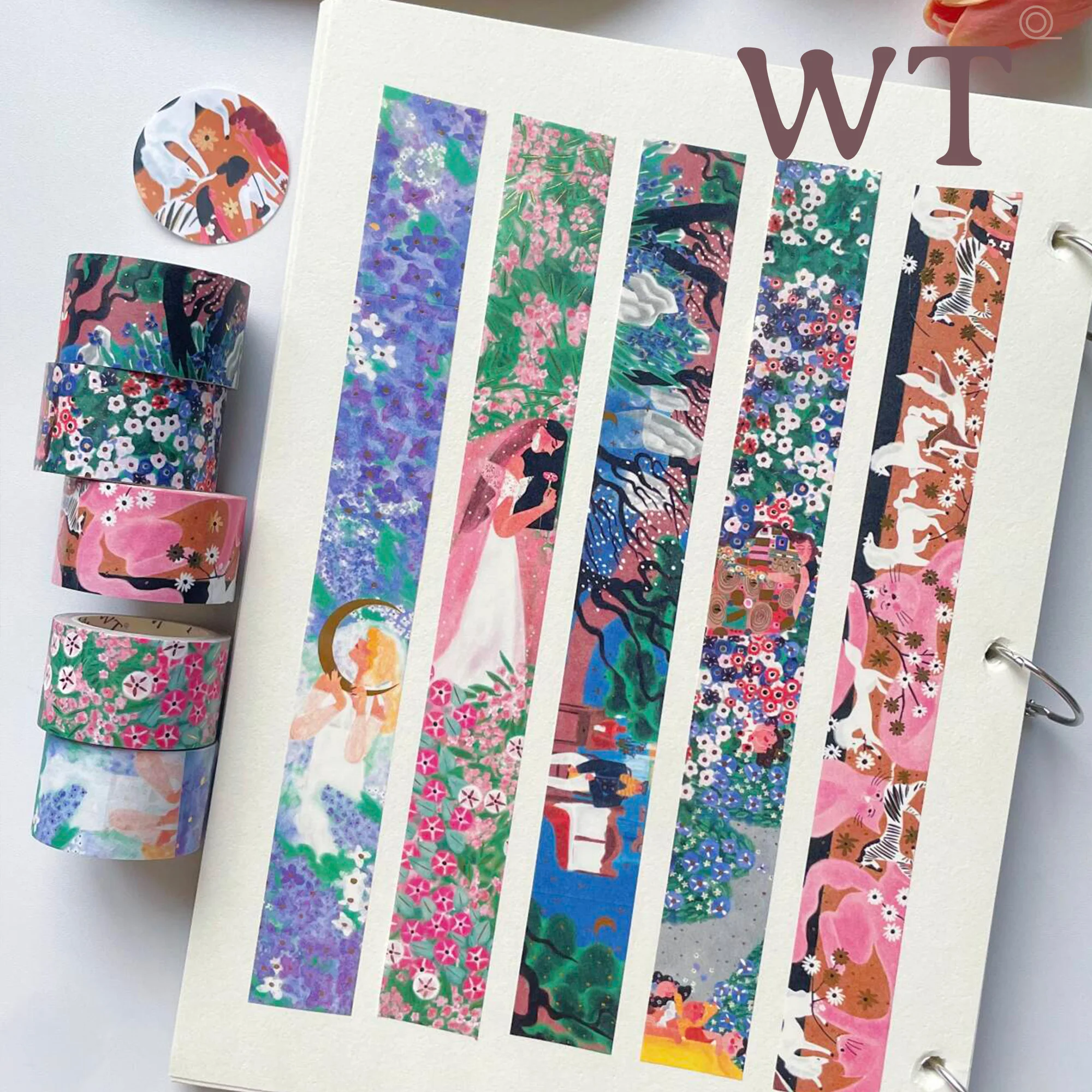WT Studio Vintage Fairy Forest Washi Tape for Plan Card Making DIY Scrapbooking Plan Decorative Sticker
WT Studio Vintage Fairy Forest Washi Tape for Plan Card Making DIY Scrapbooking Plan Decorative Sticker