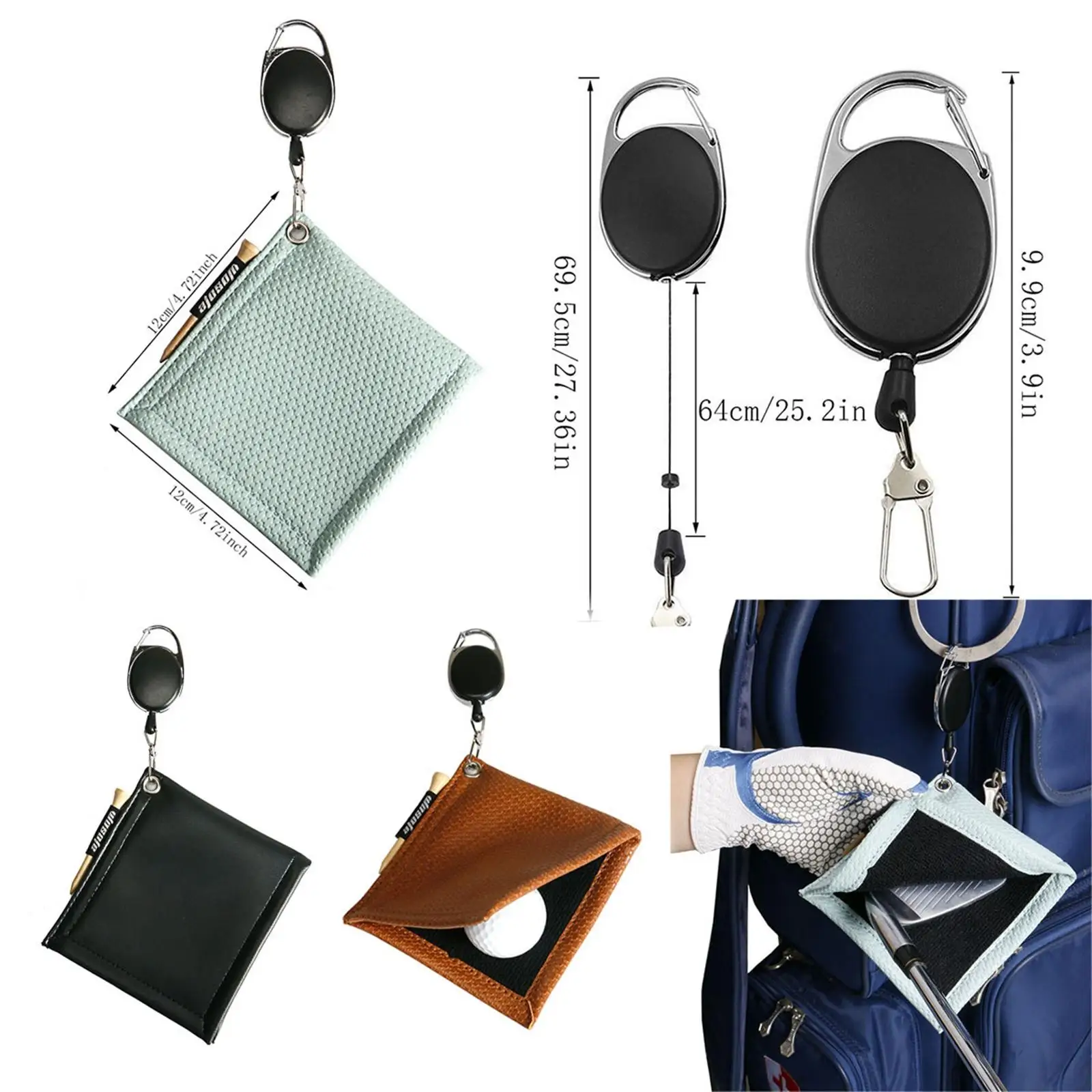 PU Golf Ball Cleaning Towels, Club Head Cleaner with Keychain Buckle Athletes
PU Golf Ball Cleaning Towels, Club Head Cleaner with Keychain Buckle Athletes