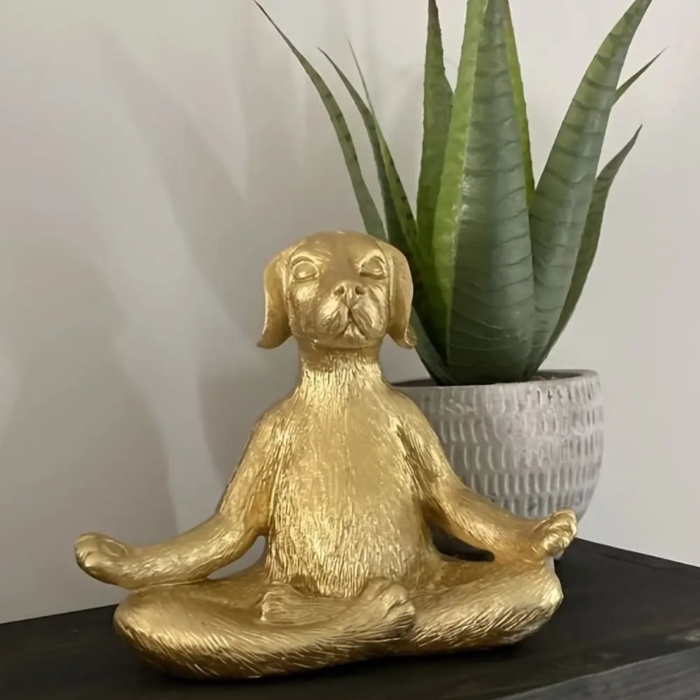 Home Decoration Resin Dog Yoga Statue Unique Modern Dog Figurine Retro Handicraft Animal Miniatures Sculpture Office
Home Decoration Resin Dog Yoga Statue Unique Modern Dog Figurine Retro Handicraft Animal Miniatures Sculpture Office