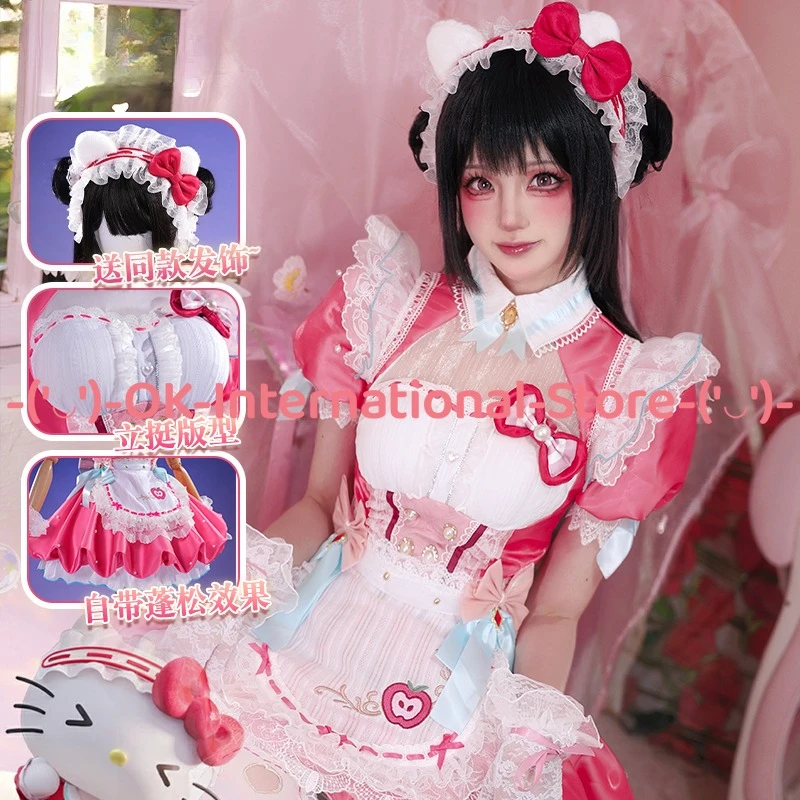 Naraka: Bladepoint x Hu Tao Hutao Cosplay Costume Women Kitty Maid Dress Apron Game Character Halloween Carnival Party Uniform
Naraka: Bladepoint x Hu Tao Hutao Cosplay Costume Women Kitty Maid Dress Apron Game Character Halloween Carnival Party Uniform