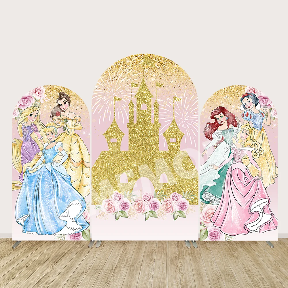 Disney Princess Castle Arch Cover Backdrop Girls Birthday Decoration Tiana Snow White Baby Shower Background Arched Wall Banner
Disney Princess Castle Arch Cover Backdrop Girls Birthday Decoration Tiana Snow White Baby Shower Background Arched Wall Banner