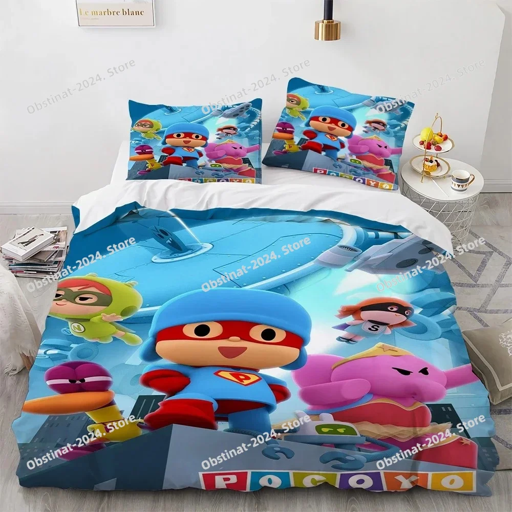 3D Print P-POCOYOS Kawaii Cartoon Bedding Set,Duvet Cover Bed Set Quilt Cover Pillowcase,King Queen Twin Size Boys Girls Adults
3D Print P-POCOYOS Kawaii Cartoon Bedding Set,Duvet Cover Bed Set Quilt Cover Pillowcase,King Queen Twin Size Boys Girls Adults