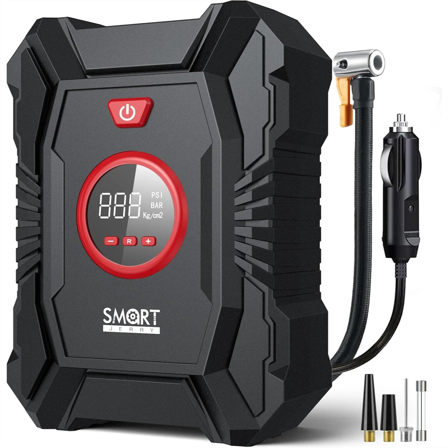 12V Tire Inflator For Car With Auto Shut-Off LED Light And Digital Pressure Gauge 100 PSI Portable Air Compressor For Truck
12V Tire Inflator For Car With Auto Shut-Off LED Light And Digital Pressure Gauge 100 PSI Portable Air Compressor For Truck