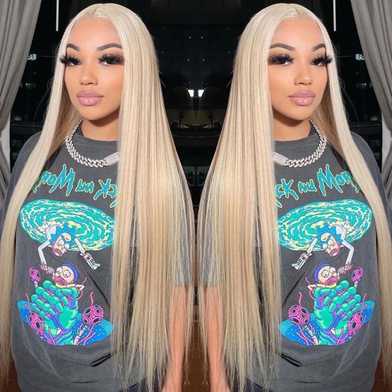 613 Hd Lace Frontal Wig 13x6 Blonde Lace Front Human Hair Wigs Brazilian Bone Straight 13X4 Transparent Lace Wigs for Women
613 Hd Lace Frontal Wig 13x6 Blonde Lace Front Human Hair Wigs Brazilian Bone Straight 13X4 Transparent Lace Wigs for Women