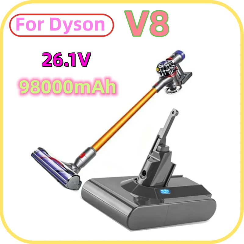 100% original Dyson V8 rechargeable replacement battery, portable vacuum cleaner, lithium-ion, 21.6V, 9800mAh,
100% original Dyson V8 rechargeable replacement battery, portable vacuum cleaner, lithium-ion, 21.6V, 9800mAh,